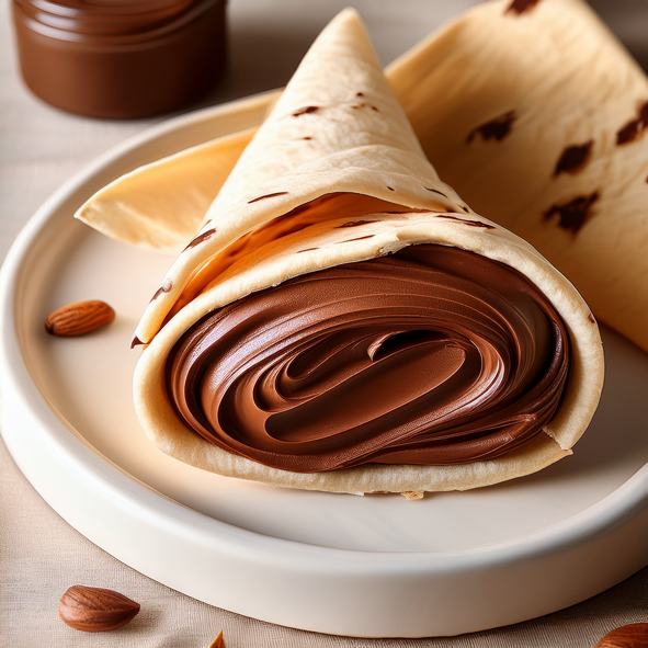 Fladenbrot mit Nutella